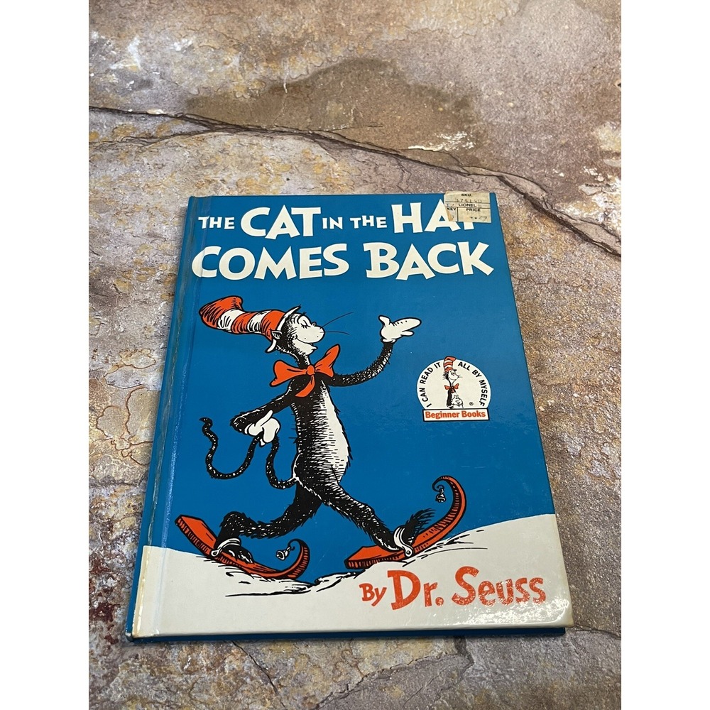 Cat in the Hat Comes Back by Dr Seuss (1958, Library Binding) Vintage